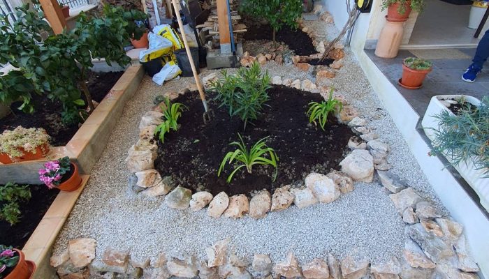 Parte del giardino post ristrutturazione