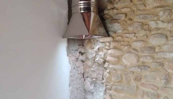 Installazione della canna fumaria