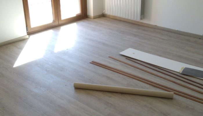 Nuovo parquet applicato al pavimento